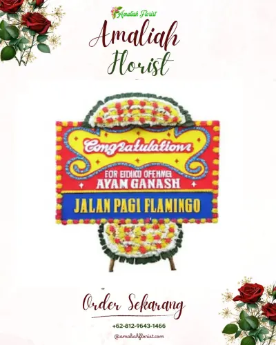 Bunga Papan Congratulation di Sigela Yef